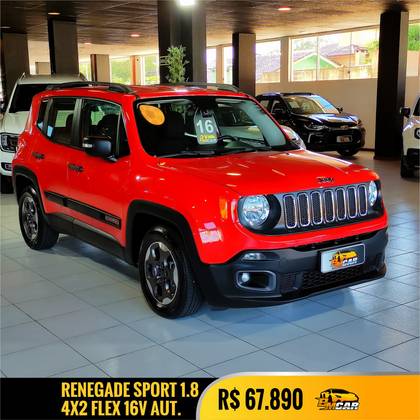 JEEP RENEGADE 1.8 16V FLEX SPORT 4P AUTOMÁTICO